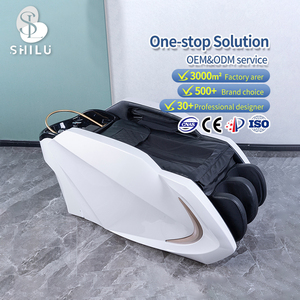SHILU luxe moderne salon de coiffure lit de massage bassin en céramique Spa shampooing lit durable pour application de salon de coiffure - Product Image 1