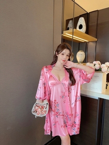 Robe sexy avec robe de nuit pour femme, vêtements de nuit pour femmes grandes tailles - Product Image 2