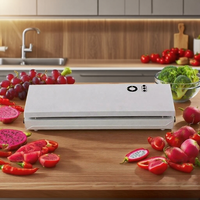 Machine de scellage sous vide domestique puissante 60Kpa grande capacité avec indicateur LED conservation des aliments pour les cuisiniers à domicile et les amateurs