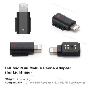 Precio al por Mayor, Adaptador de Micrófono DJI Mic <span class=keywords><strong>Mini</strong></span> 2S para <span class=keywords><strong>iPhone</strong></span> 14 13 <span class=keywords><strong>12</strong></span> 11, Receptor de Micrófono Inalámbrico, Adaptador de Audio, Compra al por Mayor - Product Image 5