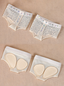 FT00001B Chaussures de danse du ventre en chair diamantée Ballet Foot Thong Protector Toe Pad Practice Foot Thong avec strass - Product Image 5