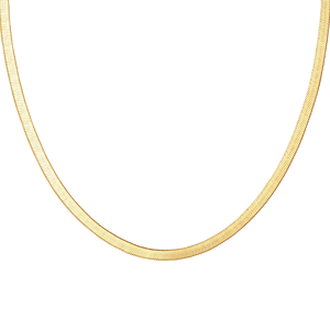 สร้อยคอแฟชั่นผู้หญิง 86York New Trend ดีไซน์เรียบหรู ชุบทองคำแท้ 16K ตัวล็อคแบบก้ามกุ้ง  พร้อมสายสร้อยแบบ <span class=keywords><strong>Herringbone</strong></span> - Product Image 6