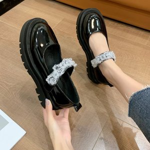 Chaussures Mary Jane pour femmes, plateforme, fermeture auto-agrippante, décontractées, grandes tailles, chaussures pour la vie quotidienne, chaussures habillées, pour les soirées, pour les étudiantes - Product Image 5