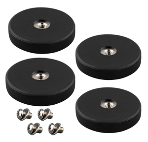 <span class=keywords><strong>Base</strong></span> magnética recubierta de pegamento NdFeB fuerte <span class=keywords><strong>con</strong></span> asiento de succión magnética sin orificio de rosca interna para materiales altamente magnéticos - Product Image 3