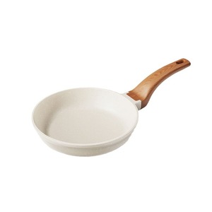 Wouah ! Poêle antiadhésive ronde en pierre de Maifan de 24 cm, moulée sous pression, avec couvercle, sans fumée, idéale pour les steaks, les petits-déjeuners, les œufs et les crêpes. - Product Image 2