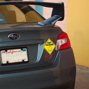Pegatina personalizada para coche, pegatina para bebé a bordo, imán, señal de seguridad magnética para coche, señal de advertencia reflectante para bebé a bordo - Product Image 6