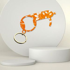 Wholesale Custom Logo <b>Metal</b> <b>Letter</b> Keychains Modern Hard Enamel Alloy Keychain - Product Image 5