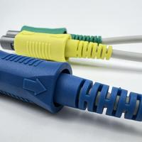 Venta directa de fábrica Sonda ultrasónica médica Cable de TPU con conectores y arnés de cables Compatible Redels Plug
