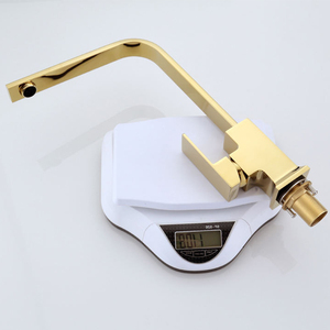 Grifo <span class=keywords><strong>de</strong></span> Cocina Termostático <span class=keywords><strong>de</strong></span> Acero Inoxidable Dorado <span class=keywords><strong>de</strong></span> 201 mm, para Montaje en Encimera, Agua Fría/Caliente, para Baño, Precio <span class=keywords><strong>de</strong></span> Fábrica Personalizado - Product Image 5