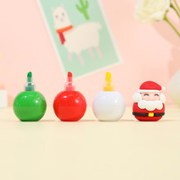 Fantaisie Cadeau Pastel Noël Basique Mini Kawaii Mignon Surligneur Marqueurs Stylos pour Enfants avec Pointe Ciselée