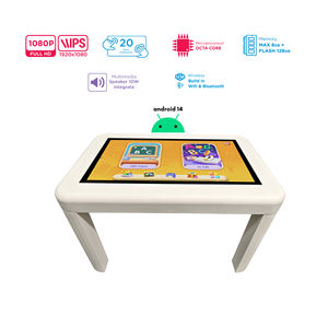 Table tactile interactive pour enfants avec application <span class=keywords><strong>Google</strong></span> <span class=keywords><strong>Play</strong></span> à télécharger gratuitement, écran tactile intelligent, table tactile tout-en-un Android - Product Image 2