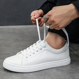 Baskets blanches légères et plates pour couple, style européen, chaussures de sport décontractées pour hommes et femmes, usage quotidien - Product Image 4