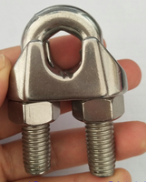 Colliers de serrage pour câbles en acier inoxydable 304 et 316, embouts de câble, pinces pour câbles métalliques