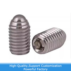 M2.5 M3 M4 M5 M6 M8 M10 M12 304 acier inoxydable hexagone à six pans creux Allen ressort boule plongeur sans tête point vis boulon - Product Image 4