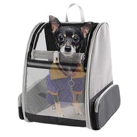 Sac à dos bulle respirant et transparent pour animaux de compagnie (chats et chiens) – Idéal pour les voyages – Vente chaude
