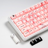 XVX Keycaps 120 Keys White Marble Texture Keycaps Cherry Profile Ceramic Keycaps for Mechanical Keyboards for Horse New Year
