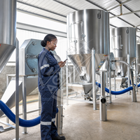 Nouvelle machine à mélanger et broyer les aliments 150-2000 kg/h pour la transformation des aliments pour volailles et bétail, monophasée/triphasée avec moteur en cuivre pur