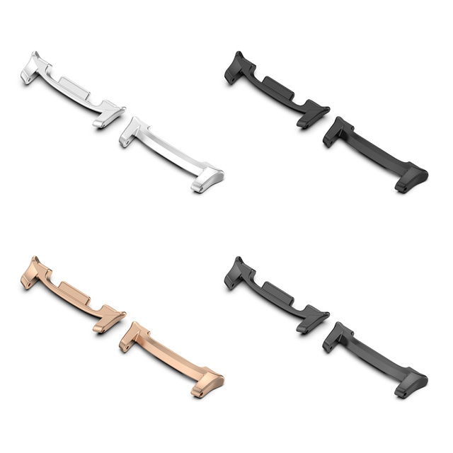 20mm 22mm Stainless Steel Watch Band Connector for Samsung Galaxy Watch 8/9 Classic Zinc Alloy Metal Adapter Accessory