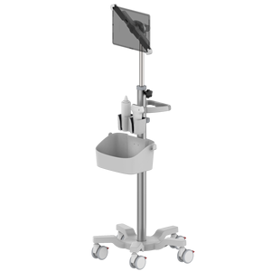 Eropa OEM troli laptop seluler portabel <span class=keywords><strong>ECG</strong></span> medis troli troli berdiri <span class=keywords><strong>ultrasound</strong></span> dengan pemegang probe - Product Image 5