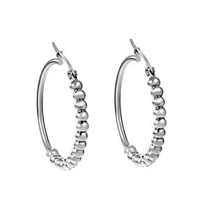 2025โรงงานใหม่ขายส่งคุณภาพสูงของผู้หญิงเครื่องประดับที่ดีหรูหราต่างหูห่วงสแตนเลสทันสมัย - Product Image 3