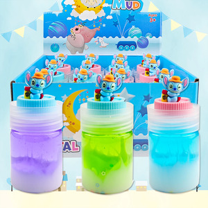Vente en gros de slime parfumé à double couche extra-extensible, slime cristallin avec un adorable Stitch - Product Image 2