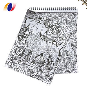 Stampa su ordinazione del libro <span class=keywords><strong>da</strong></span> colorare adulto del disegno dei bambini comici educativi precoci a spirale di stampa - Product Image 4