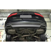 Diffuseur d'échappement arrière Durable personnalisé pour Audi A6 2011-2022 mis à niveau vers AUDI S6 2011-2021 pare-chocs arrière de voiture avec embouts d'échappement