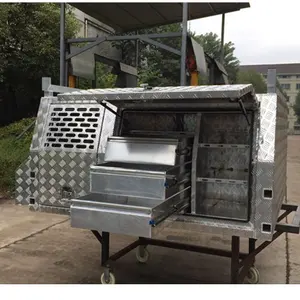 Wasserdicht Anhänger Pickup Aluminium UTE Lkw Werkzeug Box Lkw Baldachin mit drei türen 1800X1800X860