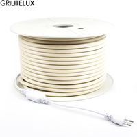 Tira de Luz LED COB de Plástico de Grado Residencial Súper Brillante de 950LM, 288 LED/M, 10W/M, Cortable cada 50CM, Rollo de 100M, 3 Temperaturas de Color, 220V