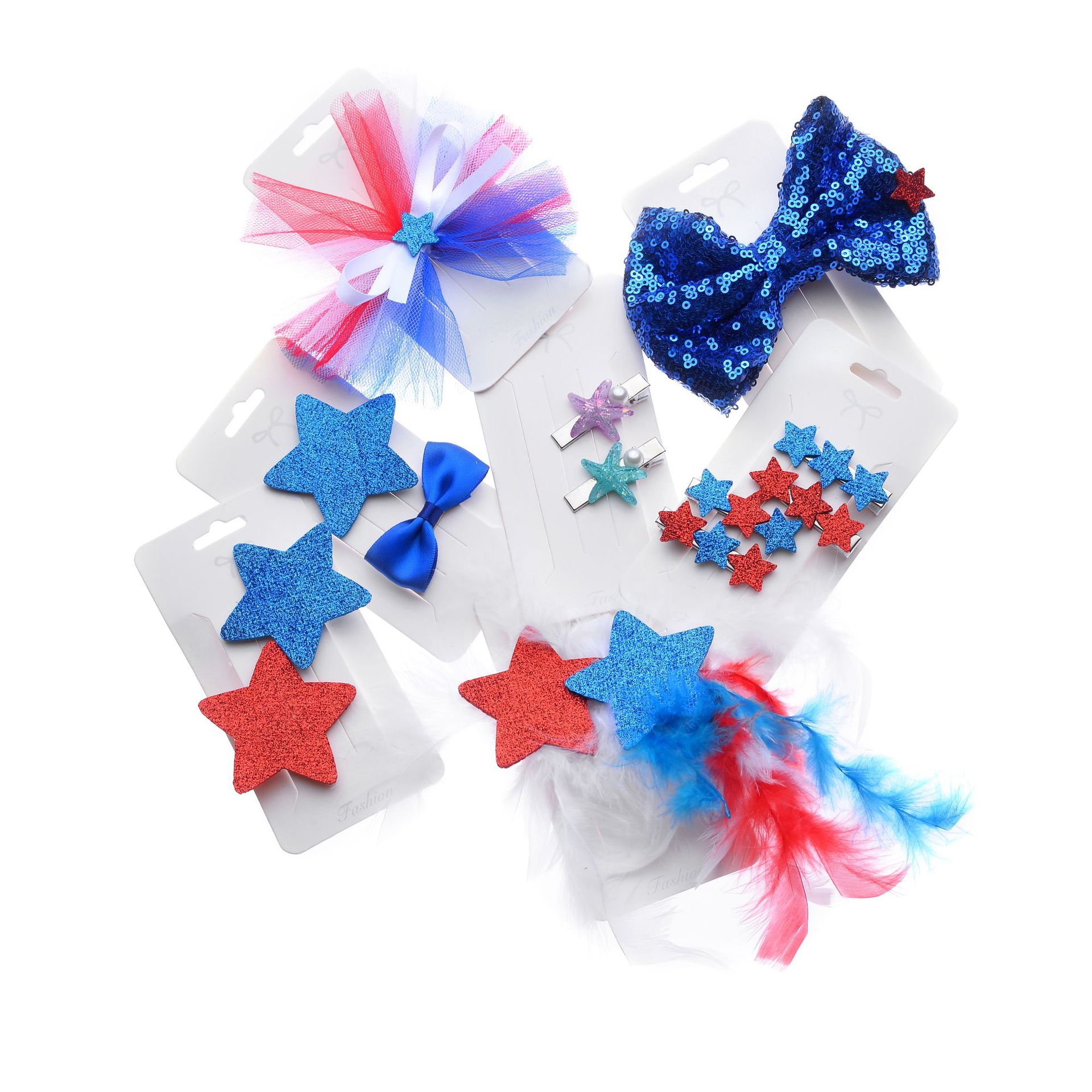Детские аксессуары для волос 4 июля детская заколка для волос с бантом в виде звезды детская заколка для головы набор аксессуаров