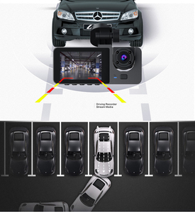 Caméra de tableau de bord 3 canaux, caméra avant et arrière à l'intérieur de la voiture, Dvr, <span class=keywords><strong>Dashcam</strong></span>, caméra de tableau de bord à 3 objectifs, nouveauté - Product Image 6