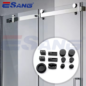 Kit de quincaillerie en verre pour salle de bain ESANG 8-12MM Ss304 douche <span class=keywords><strong>porte</strong></span> <span class=keywords><strong>coulissante</strong></span> raccord en verre - Product Image 1