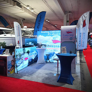 10*10 Fuß Custom Printed Messestand Tragbarer hintergrund beleuchteter Hintergrund LED-Messestand mit Licht hintergrund - Product Image 6