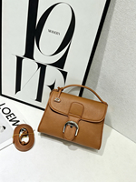 Sac à main mini en cuir PU avec fermoir argenté, couleur unie, pour femme, avec poignée supérieure, sac bandoulière, sac à épaule, sangle amovible, 1-1,9 L