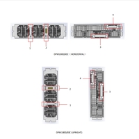 Station de recharge rapide Chademo haute efficacité SCU 30KW compatible Tesla avec module redresseur d'alimentation