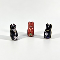 Boîte en fer blanc personnalisée en forme de chat, découpée sur mesure, conteneur de rangement en métal irrégulier en forme d'animal pour petits objets, emballage cadeau