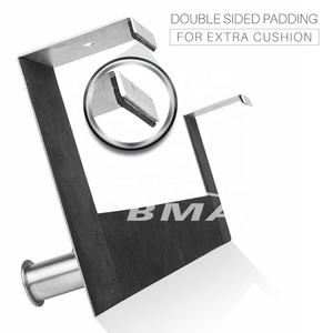 แขวน Rack Organizer เหล็ก Overdoor หลังสแตนเลสผู้ถือผ้าขนหนูกว่าตะขอประตู - Product Image 2