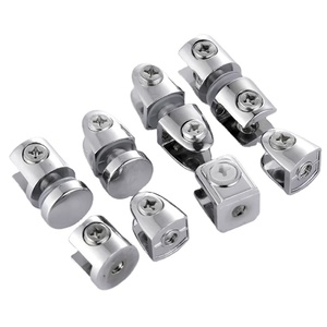 Solid Metal Wood/Glass Shelf <b>Bracket</b> Wall Mount Shelf Clamp - Product Image 1