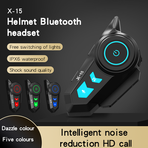 New Arrival X-15 Motorcycle Helmet Headset BT12 <b>Wireless</b> On-ear Headphones for Motorcycle Helmet Accessories - Product Image 2