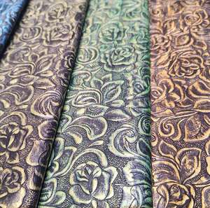 الرسالة المطبوعة الملونة محكم منقوش pvc نمط أريكة جلدية - Product Image 6