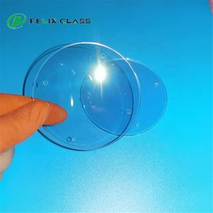 FELIX - Láminas de Vidrio Transparente de Sodalime D263T, las Más Económicas, con Orificios en el Centro - Product Image 3