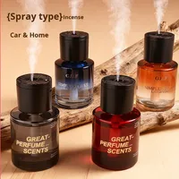 Diffuseur d'air pour voiture 150 ml, double usage, voiture et maison, longue durée, sans feu, parfum pour salon, emballage en flacon