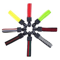 Tirette de fermeture éclair en sangle tissée Lanke, tête de fermeture éclair, tirette de fermeture éclair en sangle tissée DIY avec accessoires pour vestes et sacs à dos d'extérieur