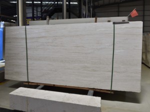 UnionStone Italy Modern Design Super White Travertine Slab Honed <b>Marble</b> Waterproof Flooring Wall Stone Polished Big Apartment - Product Image 3