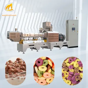 Máquina de procesamiento de alimentos, línea de producción de aperitivos y cereales para desayuno