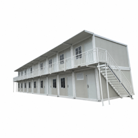 Cette maison préfabriquée modulaire en conteneur présente une forte résistance au feu pour les bureaux d'ingénierie et les dortoirs du personnel.
