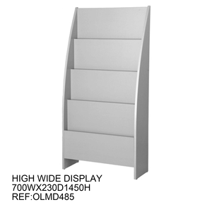 Estante <span class=keywords><strong>de</strong></span> exhibición <span class=keywords><strong>de</strong></span> revistas <span class=keywords><strong>de</strong></span> superficie <span class=keywords><strong>de</strong></span> melamina E0 moderno duradero muebles <span class=keywords><strong>de</strong></span> madera antiarañazos para oficina comercial <span class=keywords><strong>biblioteca</strong></span> escolar - Product Image 4