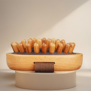 Beechwood Air Cushion <b>Massage</b> Brush Head Meridian <b>Massage</b> Comb For Men And Women Gua Sha <b>Tools</b> Dry Brushing Therapy - Product Image 4