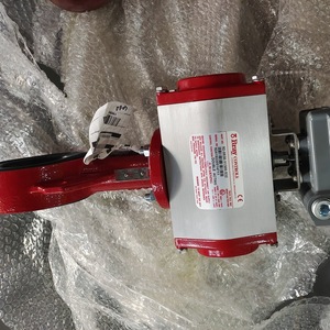 Válvula de Mariposa Bray F8 Roja con Actuador Manual, Estructura de 10 Compartimentos - Product Image 3