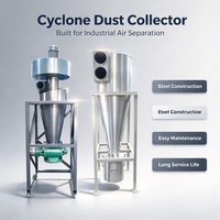 Séparateur cyclonique industriel pour la récupération des matériaux et la pré-séparation de la poussière dans les usines de granulation du bois